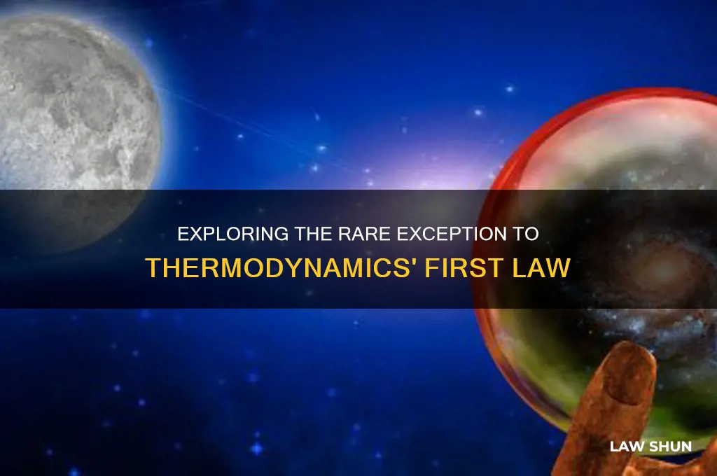 which is an exception to the 1st law of thermodynamics