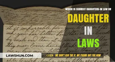 Daughters-in-Law vs. Daughter-in-Laws: Unraveling the Correct Plural Form