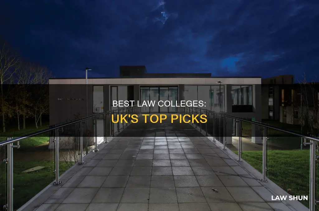 which is the best law college in uk