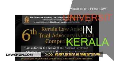 The First Law University in Kerala: A Historical Overview