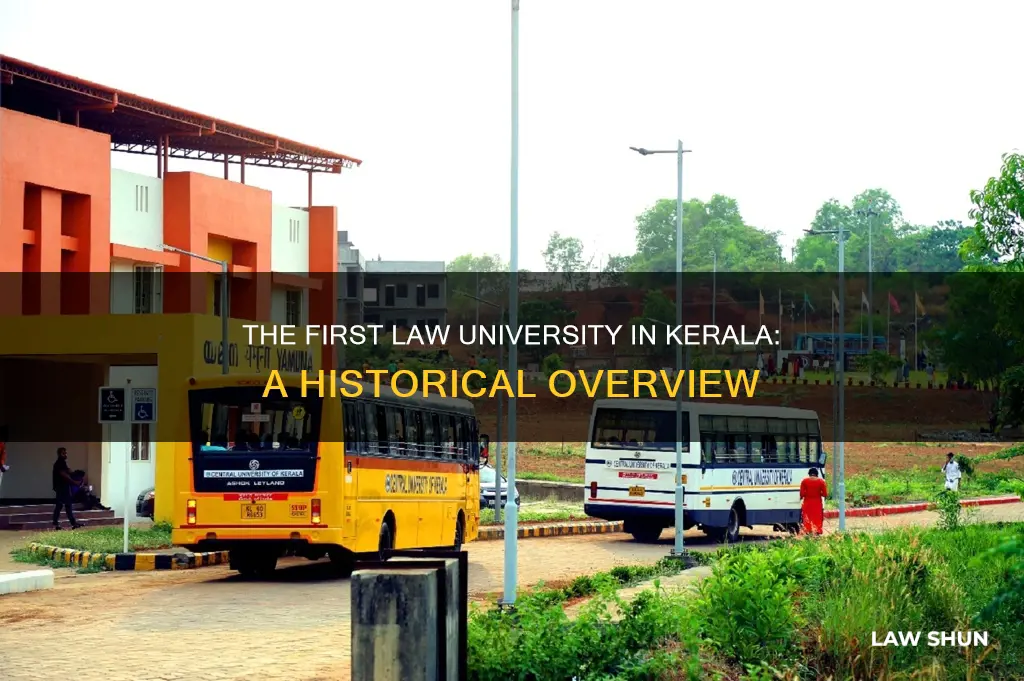 which is the first law university in kerala