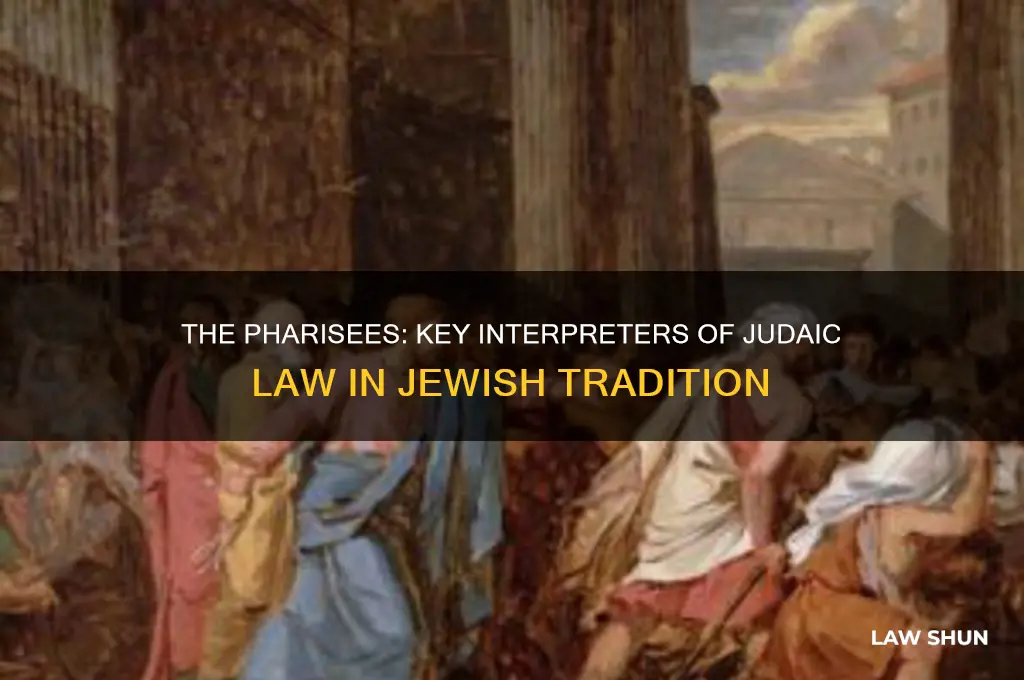 which jewish sect were the interpreters of the judiac law