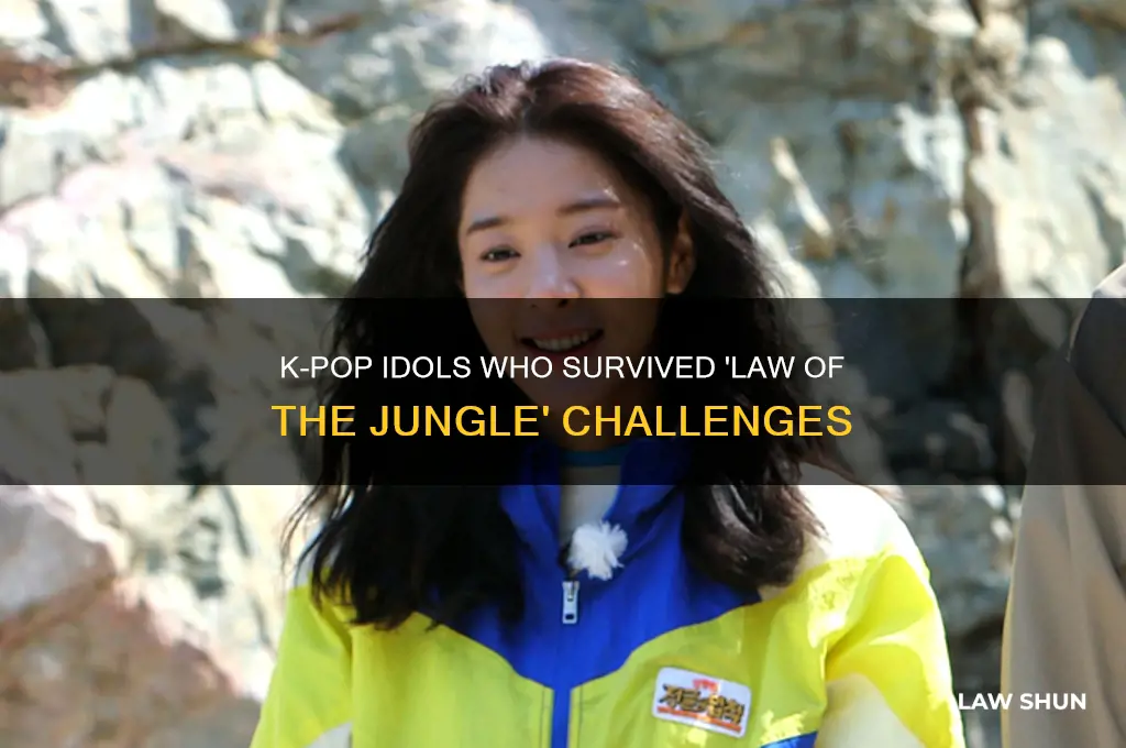 which kpop idols were on the law of the jungle