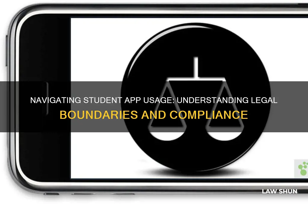 which law addresses the usage of apps for students