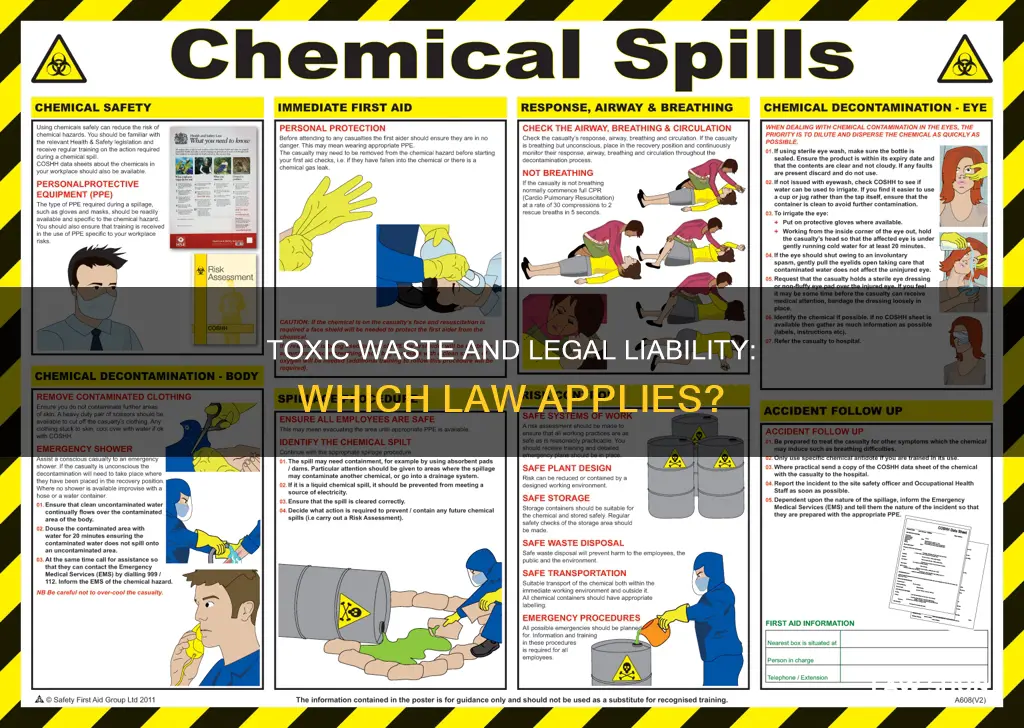 which law applies to spilled toxic waste