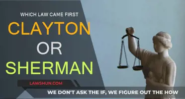 Sherman vs. Clayton: Which Law Came First?