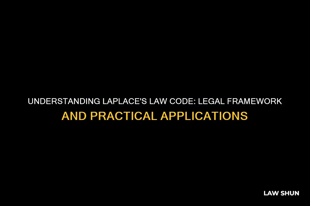 which law code laplace m