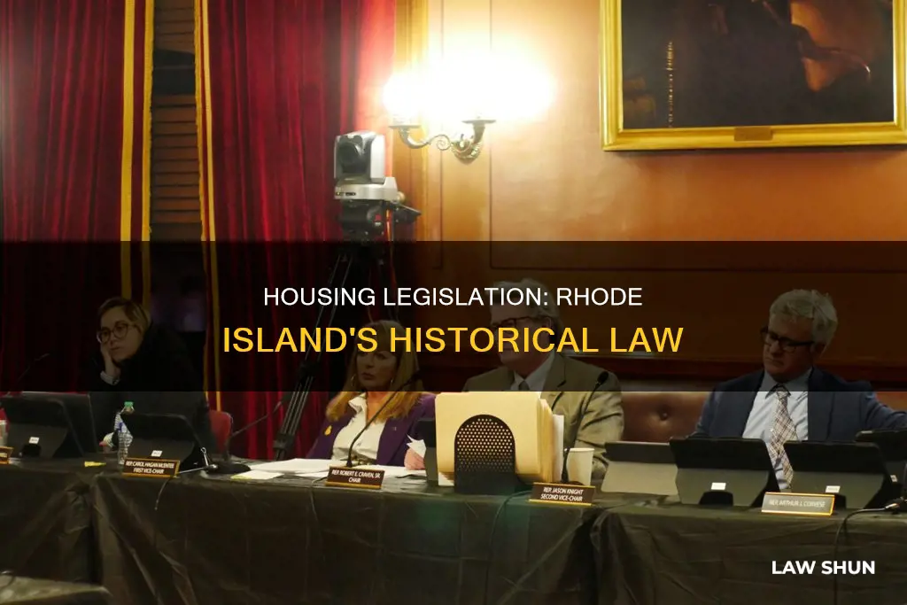 which law created rhode island housing