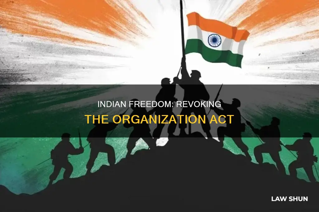 which law did indian organization act revoked