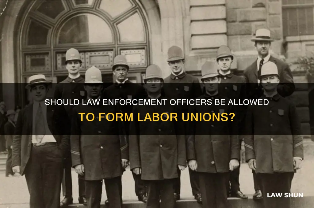 which law enforement should have labor unions