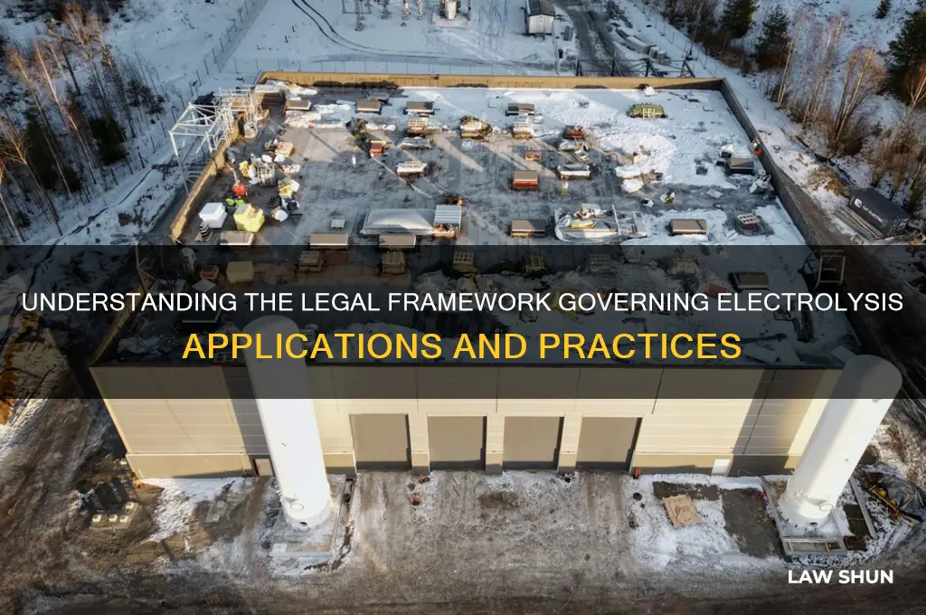 which law find application in electrolysis