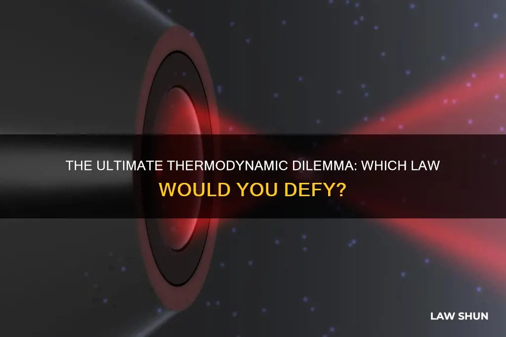 which law of thermodynamics would you break