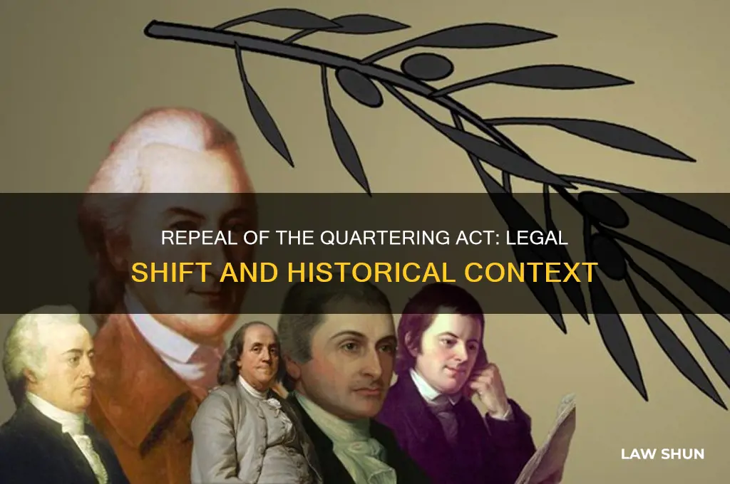 which law repealed the quatering act