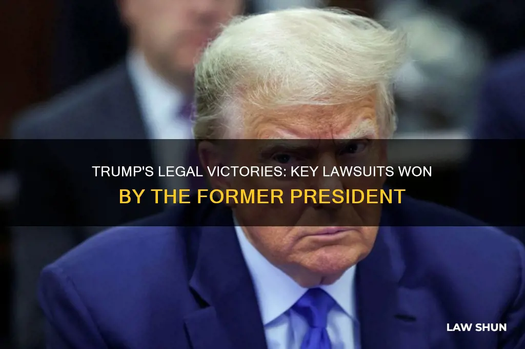 which law suit did trump win