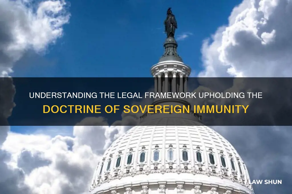 which law upholds the doctrine of law known as sovereign