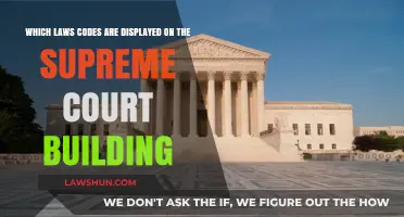 Supreme Court Building: Laws and Codes Etched in Stone