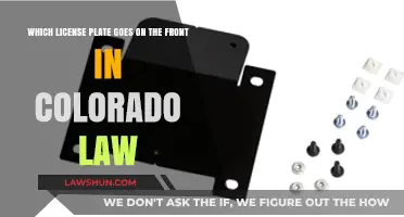 Colorado's Front License Plate Law: What You Need to Know