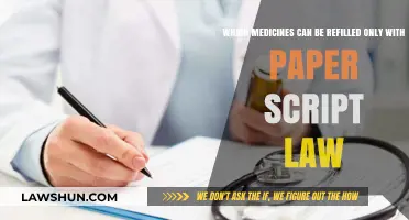 Prescription Laws: Medication Refills Require Paper Scripts