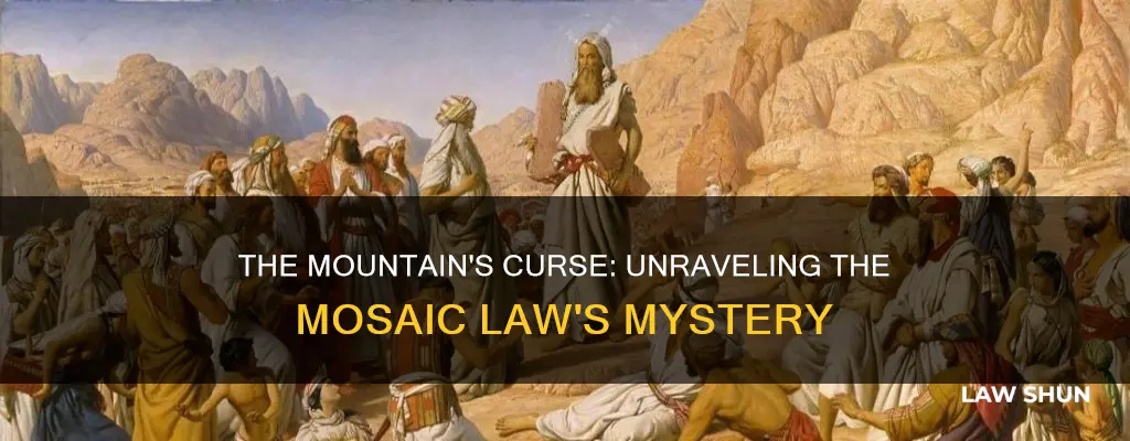 which mountain represented the curse for breaking he mosaic law