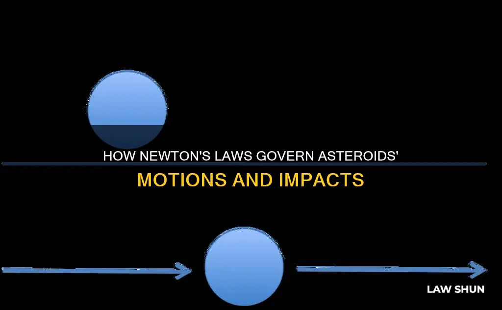 which of newtans laws apply to asteroids