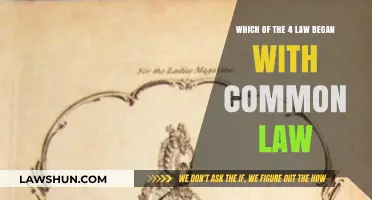 Common Law's Four Laws: Which Came First?