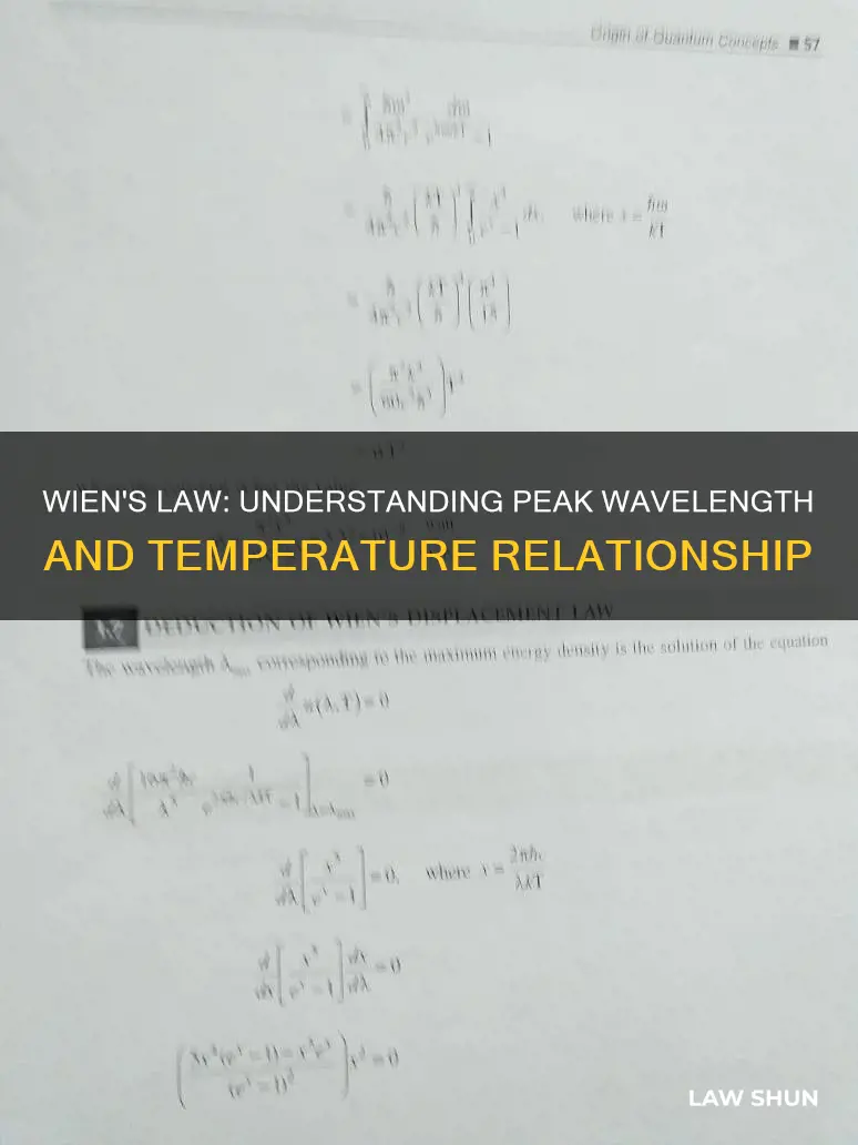 which of the following can be determined by wien