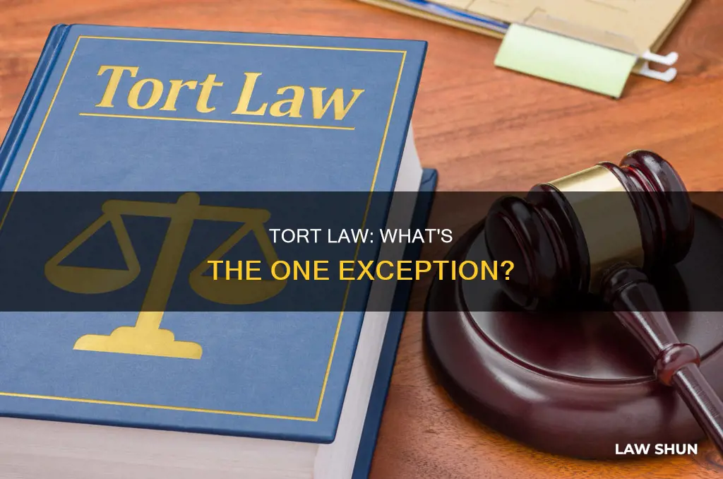 which of the following does not apply to tort law