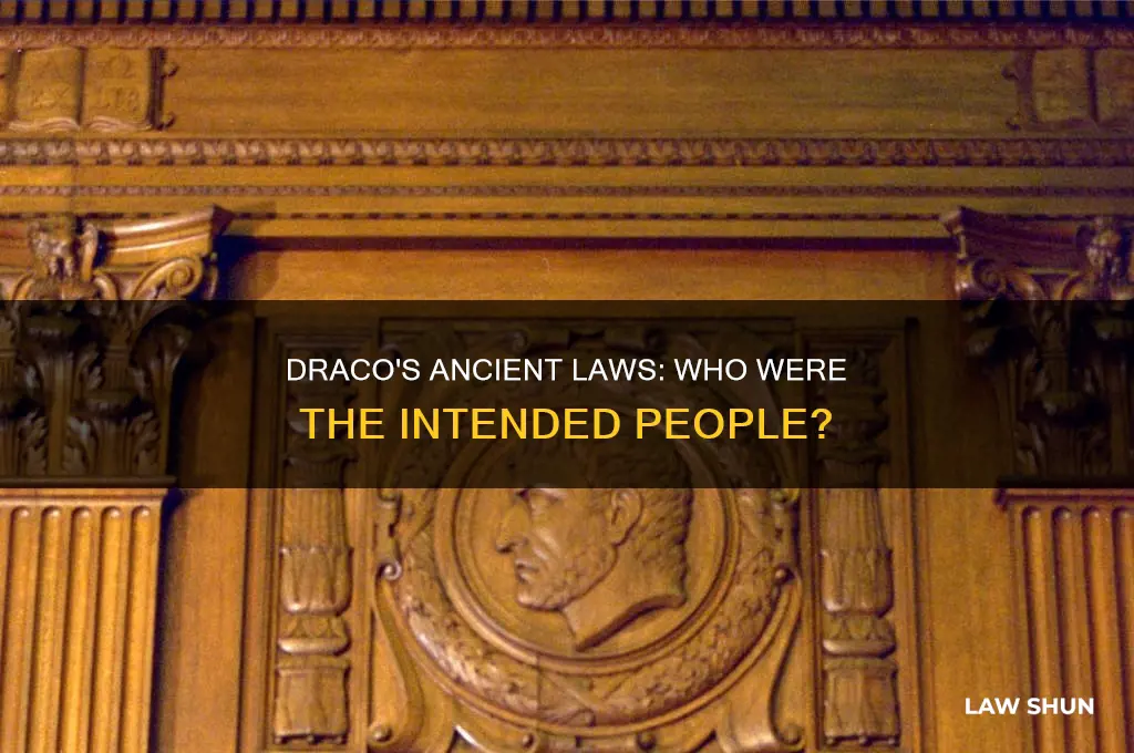 which people did draco write laws for in ancient times