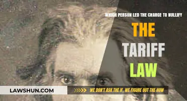 Who Spearheaded the Movement to Nullify the Tariff Law?
