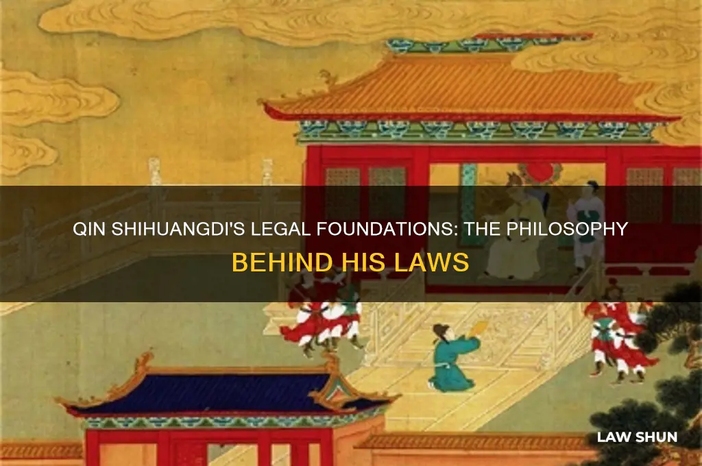 which philosophy did emperor qin shihuangdi based his laws on