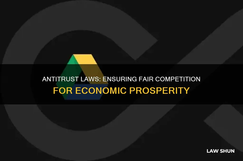 which phrase best describes the economic goal of antitrust laws