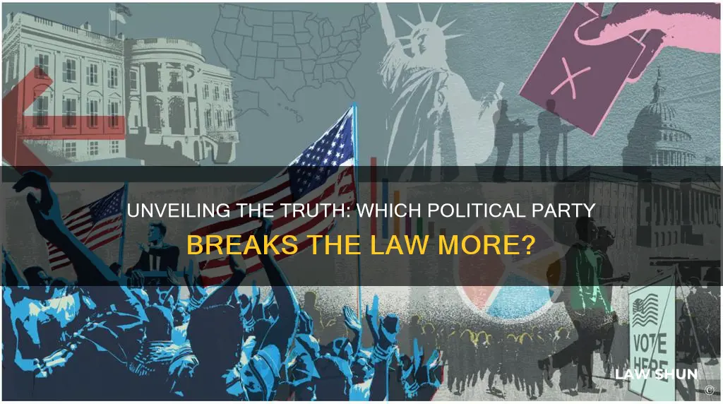 which political party breaks the law more