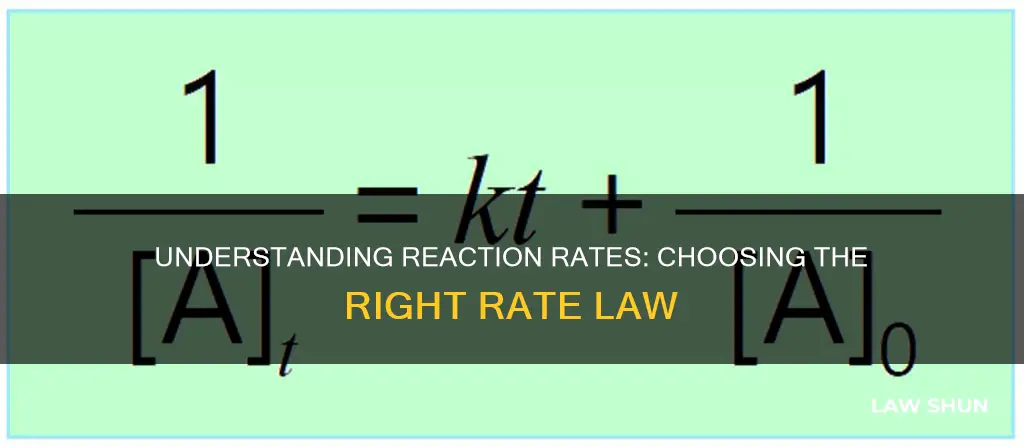 which rate law correctly applies to this reaction