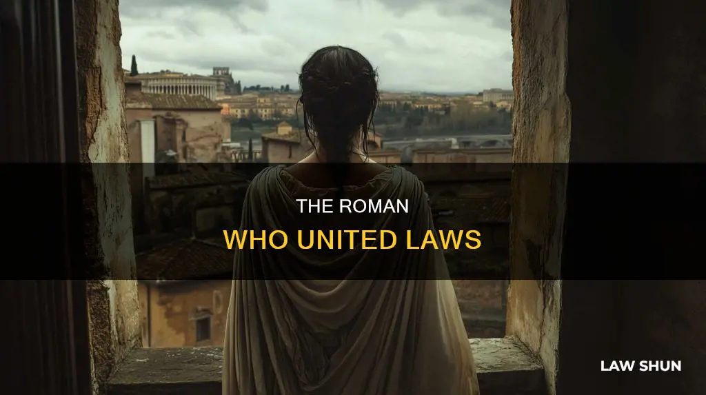 which roman created unified laws