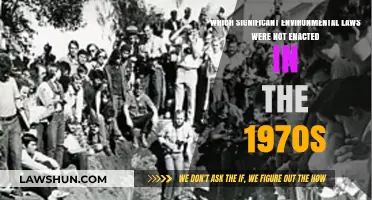 Beyond the 1970s: Key Environmental Laws Enacted Later