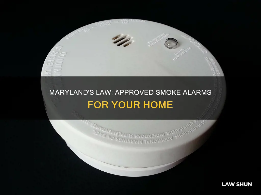 which smoke alarms apply to maryland laws