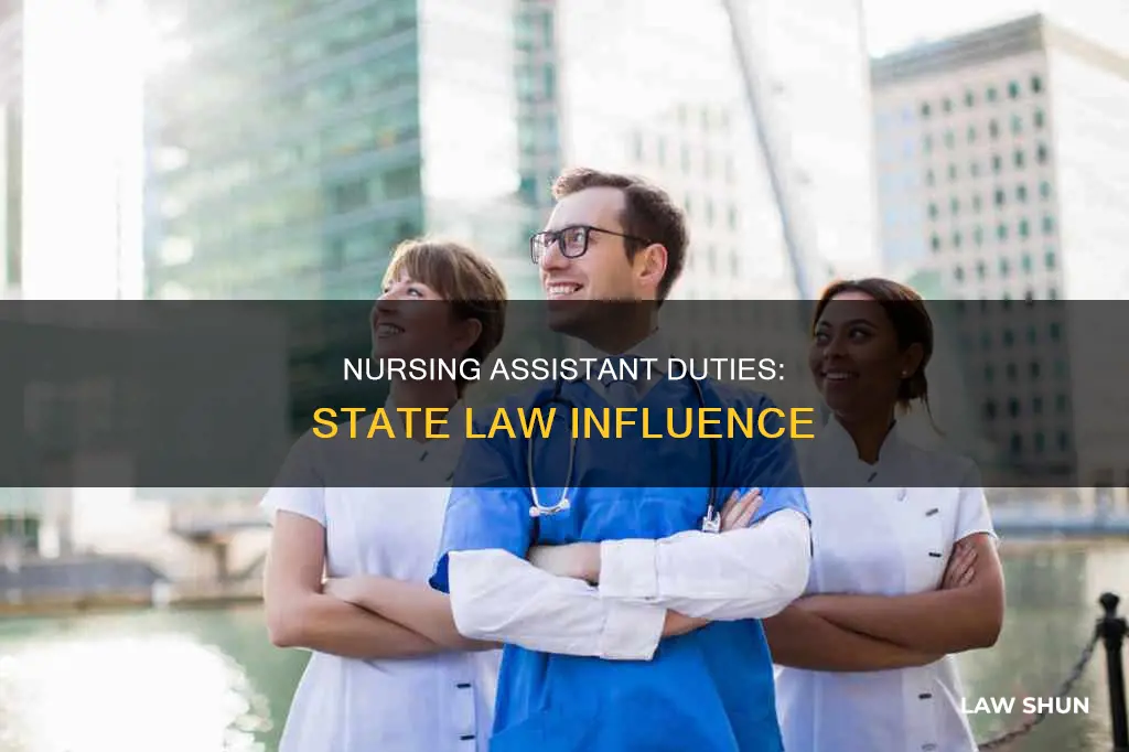 which state law affects what nursing assistants can do