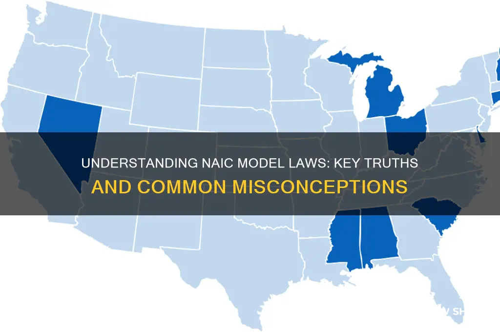 which statement is true regarding naic model laws