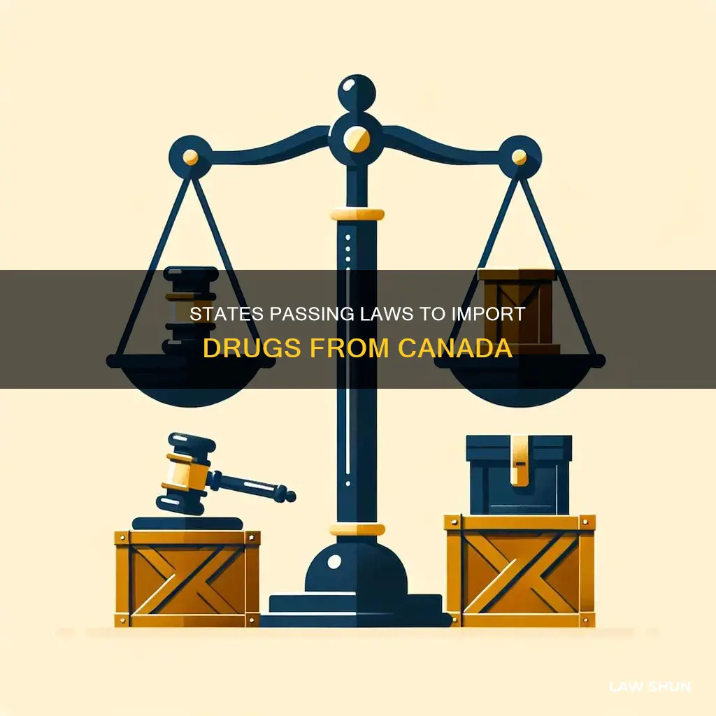 which states have passed laws to import drugs from canada