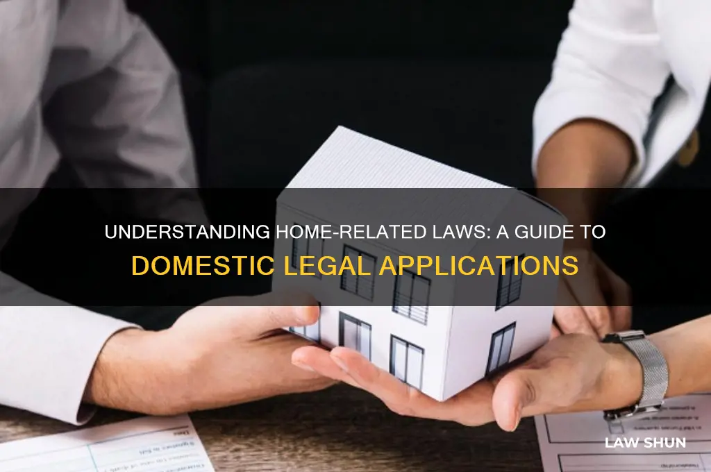 which type law referto the application of home