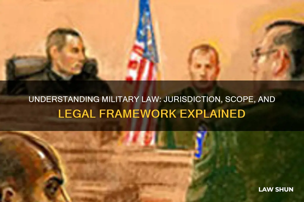 which type of law covers the military