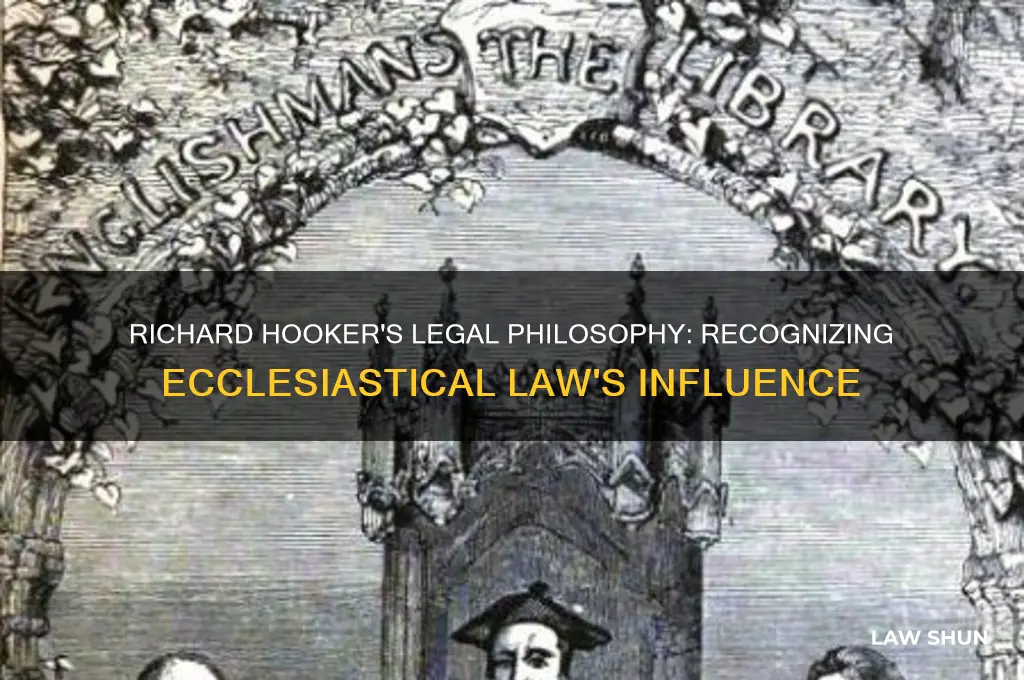 which type of law is recognized by richard hooker