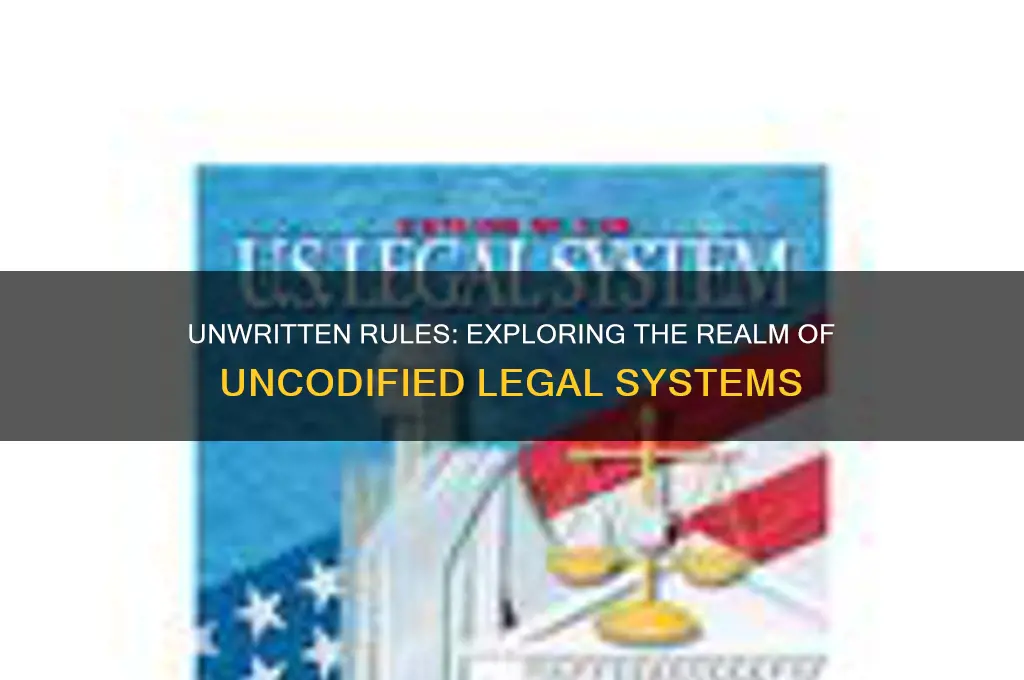 which type of law is usually not codified