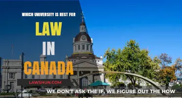 Best Canadian Law Schools: Where to Study?
