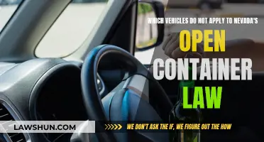 Open Container Law: Exempt Vehicles in Nevada