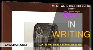 The Earliest Written Laws: A Historical Perspective