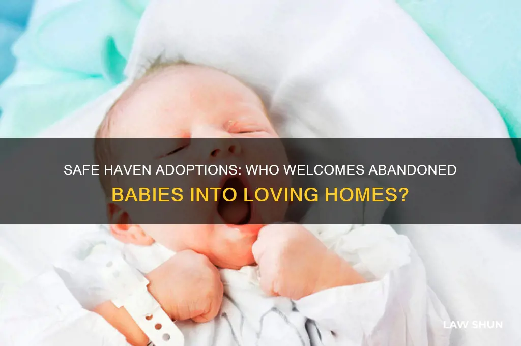 who adopts babies that were abandoned under safe haven law