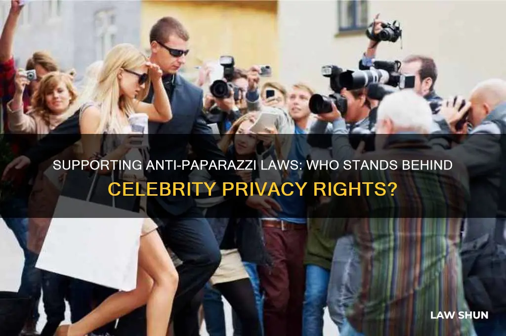 who agrre with anti paparazzi law