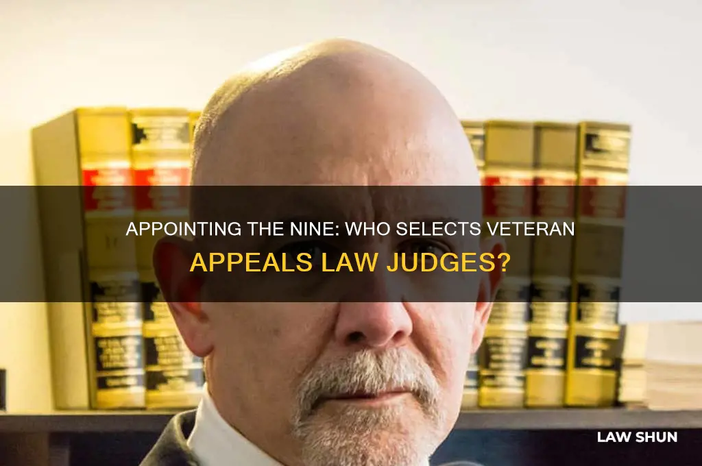 who appoints the nine law judges with the veteran appeals