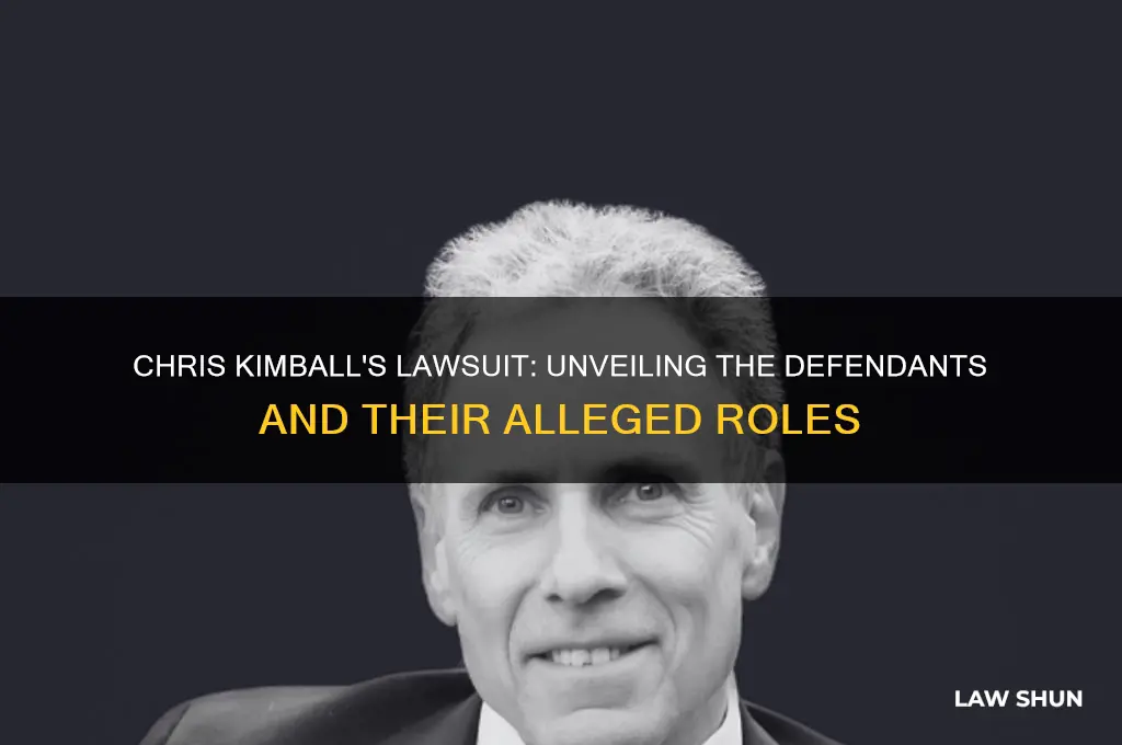 who are the defendants in chris kimball